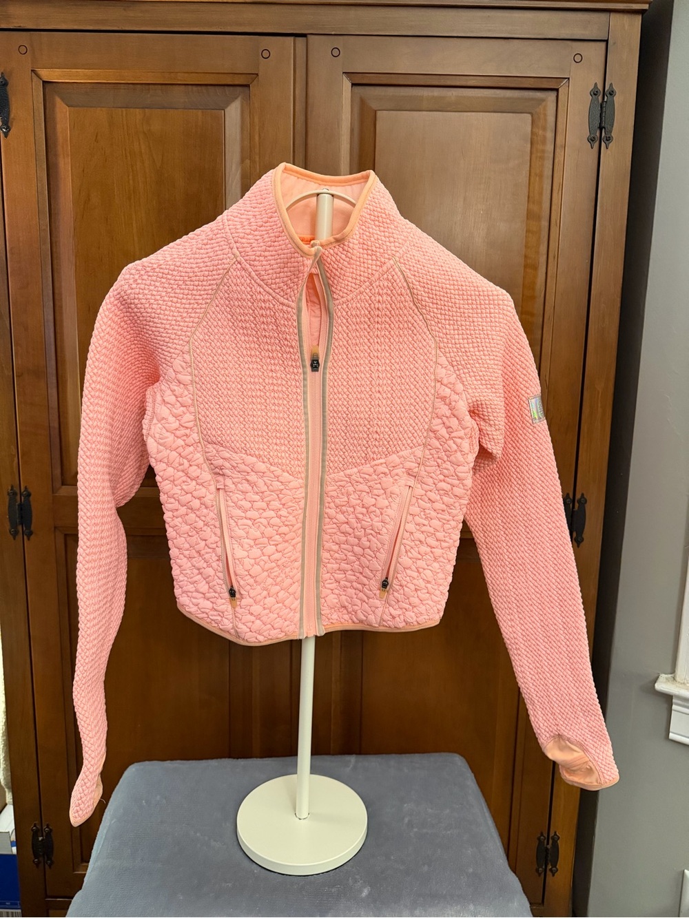 FP Movement Timeless Classic Pink Packable Zip Jacket XS
